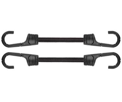 Резиновый эластичный шнур 120 см, 2 шт. с металлическими крючками PVC BUNGEE CORD HOOK BCH2-08120BC-B фото