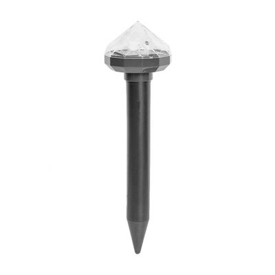 Відлякувач кротів та гризунів на кілку - діамант, ABS/LED CTRL-MO113S фото
