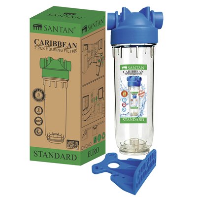 Колба фильтра для очистки воды SANTAN Caribbean 2PS, 1/2" (без картриджа) 2404411 фото