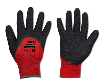 Защитные перчатки PERFECT GRIP RED FULL латекс, размер 8 RWPGRDF8 фото