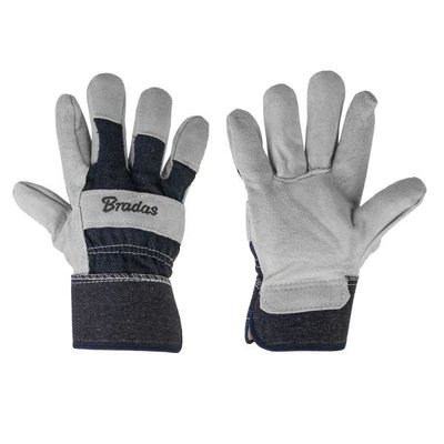 Защитные кожаные перчатки IRON BULL, размер 10½ RWIB105 фото