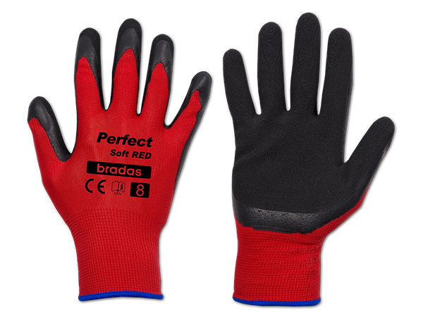 Защитные перчатки PERFECT SOFT RED латекс, размер 8 RWPSRD8 фото