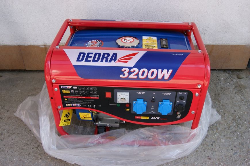 Бензиновий генератор Dedra DEGB3600K DEGB3600K фото