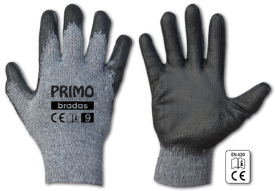 Рукавички захисні PRIMO латекс, розмір 10 RWPR10 фото