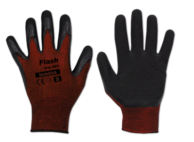 Защитные перчатки FLASH GRIP RED латекс, размер 8 RWFGRD8 фото