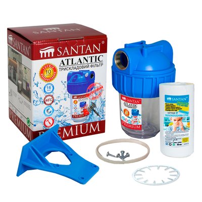 Фільтр для очищення води SANTAN ATLANTIC 3PS, 1/2" (з картриджем) 24043701 фото