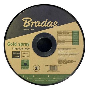 Стрічка зрошувальна Ø32мм / 18-200мм / 2,5-4,0м / 116л/год / 200м GOLD SPRAY DSTGS322020-116-200 фото