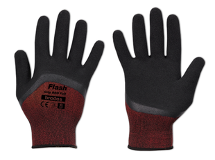 Рукавички захисні FLASH GRIP RED FULL латекс, розмір 8 RWFGRDF8 фото