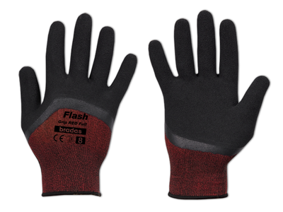 Защитные перчатки FLASH GRIP RED FULL латекс, размер 8 RWFGRDF8 фото