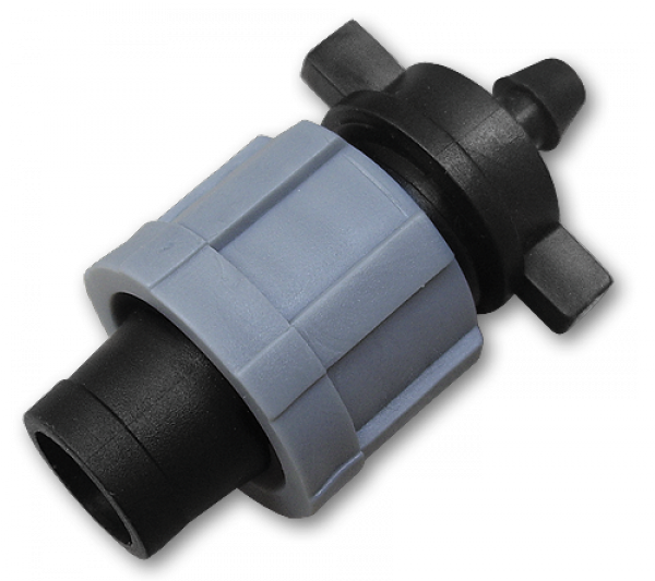 Конектор крапельна стрічка / з'єднувач для трубки 6мм, DSTA07-06L DSTA07-06L фото